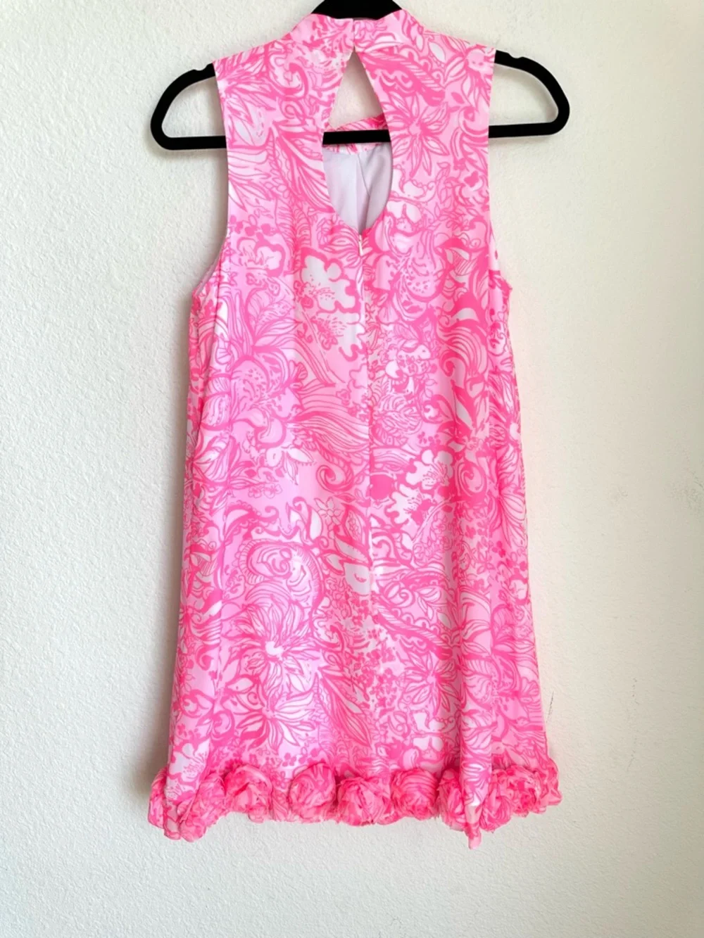 Lilly Pulitzer Linda Dress Pink Tropics Tint Bunny Hop Roses Tunic Small NWOT - Picture 12 of 14